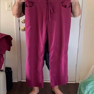 Scrub  pants Maroon